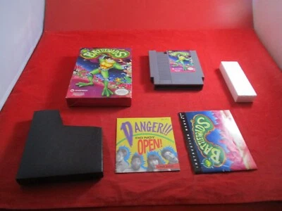 Battletoads (Nintendo NES, 1991) COMPLETE w/ Box manual game WORKS! #E1 - Image 1 of 4