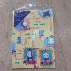Vintage Woolworths Thomas The Tank Wrapping Paper And Git Tags rare - Picture 1 of 8