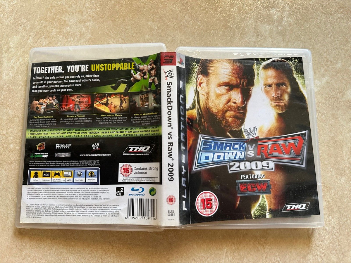 新品未開封　PS3  WWE2009 4点セット販売 WWE 2K16 for PlayStation 3 | eBay
