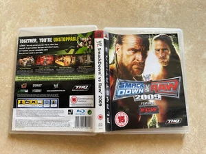 WWE Smackdown Vs Raw 2009 Sony Playstation 3 PS3 Free Region English CIB - Picture 1 of 2