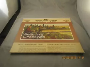 Calendario Big Game Remington Arms 1968 vintage usato è in ottime condizioni - Foto 1 di 18