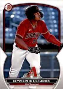 LOT OF 50 2023 BOWMAN DRAFT BASE PAPER PROSPECT BD36 DEYVISION DE LOS SANTOS - Picture 1 of 2