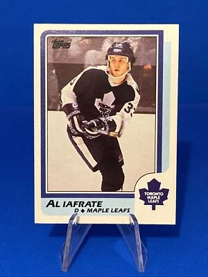 1986-87 Topps Al Iafrate Card #26 Toronto Maple Leafs - Image 1 of 2