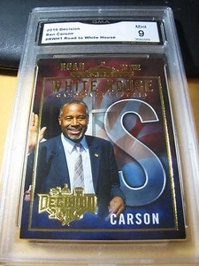 BEN CARSON 2016 DECISION ROAD TO THE WHITE HOUSE LETTERS # RWH1 GRADED 9 - Picture 1 of 1