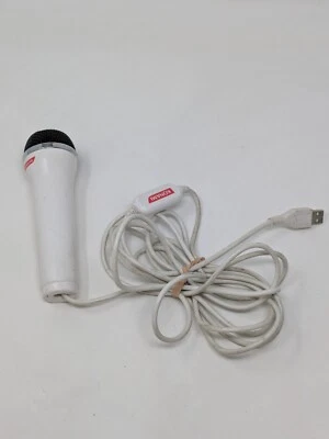Konami RockBand Logitech USB Microphone for PS2 PS3 Wii XBox 360 E-UR20 White - Image 1 of 4