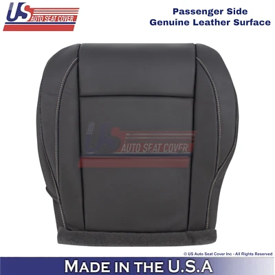 2010-2015 For Nissan Armada Platinum Leather Passenger Bottom Cover Dk. Charcoal - Image 1 of 4