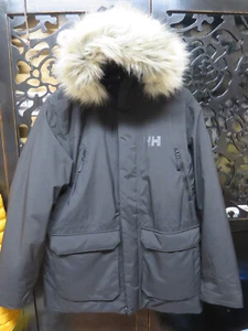 Helly Hansen XL Reine Parka Winter Coat Jacket Black Primaloft RRP £280 - Picture 1 of 24