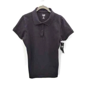 NWT Lee kids black slim fit uniform polo in size XL - Picture 1 of 3