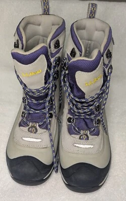 L.L. Bean Women’s Tek 2.5 Gray/Purple Waterproof Snow/Hiking Boots 7 M 271315 - Image 1 of 4