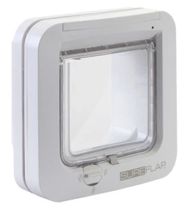 Sureflap Microchip Patta per Gatti Bianco - Porta Tenere fuori Animali Sdesiderati - Foto 1 di 3