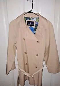 Women's London Fog Trench Coat Size Large - Picture 1 of 5