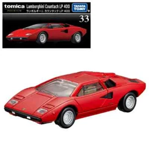 Tomica Premium Lamborghini Countach LP400 Red Metal Dicast Car Model 1/61 #33 - Picture 1 of 6