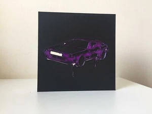 Back to the Future Car Logo Movie Text BTTF Display Ornamental Collectible Car - Picture 1 of 2