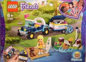 LEGO Friends 41364 Stephanies descapotable con remolque perro bicicleta paddleboard NUEVO - Imagen 1 de 2