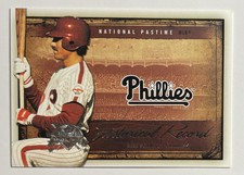 2005 Fleer National Pastime Historical Record Mike Schmidt /1987 Phillies HOF 