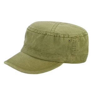 CAMO TWILL WASHED ARMY CAP - Olive - Bild 1 von 1