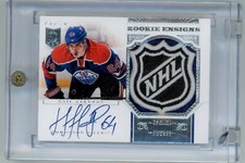 2013-14 Dominion Rookie Ensigns NFL SHEILD LOGO Nail Yakupov 1/1 #RE-NY