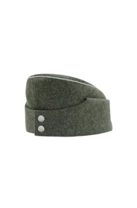 Gorra alemana de la Segunda Guerra Mundial M42 Heer/Oficial de élite gris de lana en el extranjero - Imagen 1 de 2