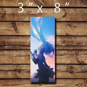 Hatsune Miku Blue Sunset Slap JDM Vinyl Sticker Bumper Decal Car Decal - Picture 1 of 2