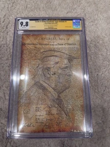COVID: A GLOBAL PANDEMIC SAGA SI SVOLGE #1 WE THE PEOPLE GLD FOIL CGC 9.8 - FIRMATO - Foto 1 di 4