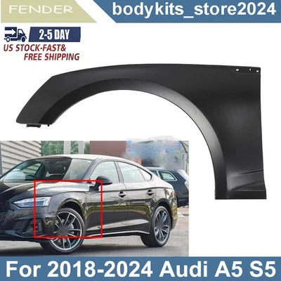 Front Left Side Fender For 2018-2024 Audi A5 Quattro S5 Sportback 8W6821105B - Imagem 1 de 4