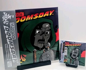 MF DOOM Operation Doomsday CD Ultra-Vybe Japanese Obi + Green Purple Vinyl 2LP - Picture 1 of 9