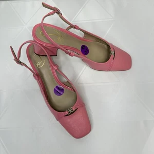 Sam Edelman Women's Tarra 2 Slingback Heel Pink Lotus Size 6.5 NWOB - Picture 1 of 9