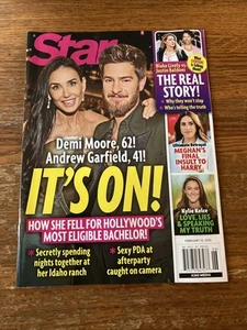 STAR MAGAZINE - FEBRUARY 10, 2025 - DEMI MOORE,62! ANDREW GARFIELD, 41! IT'S ON! - Picture 1 of 7