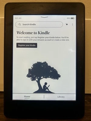 Amazon Kindle Paperwhite 7th Gen (2015) – 6” 300 ppi – Wi-Fi Black Tested Works - Image 1 of 2