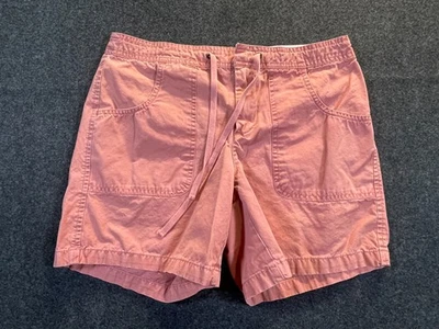 Pantalones Cortos Mujer Old Navy Cordón Rosa Algodón Talla 4 Bolsillos -1015 Foto 1 de 4