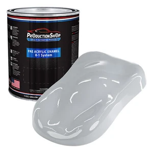 ProductionShop 1 Gallon High Gloss Light Gray Acrylic Enamel Auto Paint - Picture 1 of 1