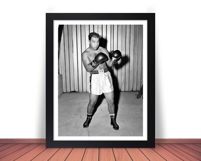 Framed ROCKY MARCIANO Photo Picture BOXING Legend - 8x10 or 11x14 (W1) - Image 1 of 4