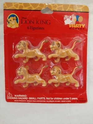 The Lion King Simba Toy Collectible Set Of 4 Pcs Inches Mini Figurines Toys NOS - Image 1 of 4