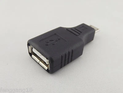 1pcs F/M USB 2.0 A Female To Micro USB B 5 Pin Male Plug OTG Adapter Converter - Image 1 of 4