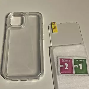 iPhone 13 Phone Case and Screen Protector - Picture 1 of 3