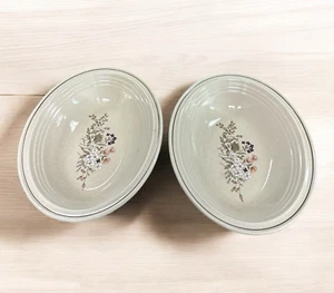 Servizio di ciotole ovale Royal Doulton Lambethware Bredon Hill Inghilterra L.S. Set 1045 - Foto 1 di 11
