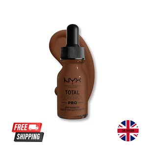NYX Professional Makeup Total Control Pro Drop Foundation - 17.5 Sienna, 13ml - Picture 1 of 3