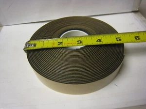 2- New Gaska BLACK RV Auto Door Window Home Foam Seal Tape 1" W x 25' L x1/16 T - Imagen 1 de 8