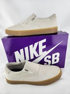 Größe 9,5 Nike SB Zoom Verona Slipper weiß Gummi Schuhe Sneaker Halbschuhe Skateboard - Bild 1 von 12