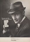 1966 Champ Hats - Fedora Suit Glove Guy - I'll Eat My Cigarettes - Print Ad