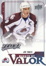 2008-09 Upper Deck MVP Hockey Marked by Valor #MV2 Joe Sakic