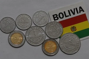 🧠🇧🇴 BOLIVIA COINS LOT MOSTLY HIGH GRADE B66 #40 U11 - Picture 1 of 2