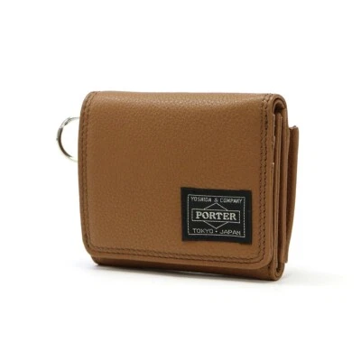 Cartera triple PORTER CALM 041-03124-40 marrón camel Yoshida & Co. JPN Foto 1 de 4