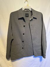 THEORY Men's Selk Check Stretch Jacket New Gray Size M