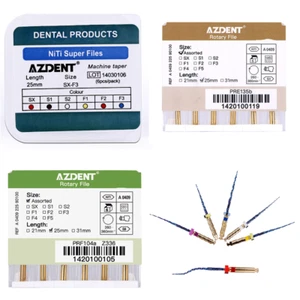 Dental Endo Files Gold Taper Niti Rotary/Heat Activated Files Engine SX-F3 25MM - Picture 1 of 23
