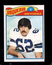 1977 TOPPS MEXICAN #447 JOHN FITZGERALD GOOD+ COWBOYS *AZ3695