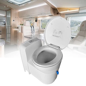 RV Toilet 3J-W5000 - Compact, Hygienic, Rotating Bowl, 17.2L Tank, Carava - Picture 1 of 15