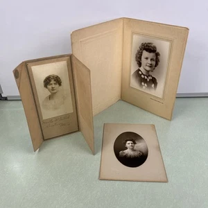 Vintage Antique Victorian Photograph Picture Portrait Lot Early 1900s Ephemera - Picture 1 of 10