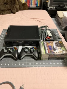 Serviced Xbox 360 Jasper Kronos Model 60GB With  Controllers And Games Wifi - Picture 1 of 10
