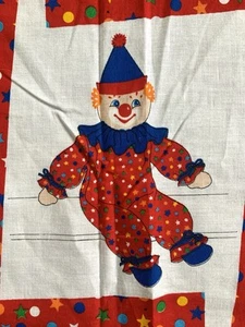 VIP Cranston Chuckles der Clown Puppe Stoff Panel - Bild 1 von 2